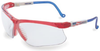 Genesis Safety Glasses > FRAME - Patriot RWB > LENS - Clear, Ultra-dura > UOM - Each - S3260 - State Safety & Compliance