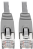 Cat6a 10G-Certified Snagless Shielded STP Network Patch Cable (RJ45 M/M), PoE, Gray, 10 ft. -- N262-010-GY