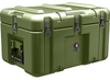 Pelican AL2013-0903 Single Lid Flat Shipping Case - No Foam - Olive Drab -- PEL-AL2013-0903-RP-137 - Image