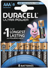 Non-Rechargeable Battery, Alkaline, 1.5 V, Aaa, Raised Positive And Flat Negative, 10.5 Mm Rohs Compliant Duracell - 01X2634 - Newark, An Avnet Company