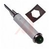 Indicator,Pnl-Mnt;Indicator, LED; GREEN, 24V, Quick-Connect;Panel;White Nylon - 70130068 - Allied Electronics, Inc.