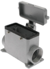 Insulated, Rectangular Base with cover, Surface mount, size 77.27, N/A, 2 Side PG29 cable entries - CMAP-06CS229 - Mencom Corporation