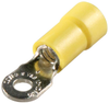 Terminal, Ring Tongue, Size 6, Crimp, Yel; Stud Size - Metric Abb - Thomas & Betts - 26H1977 - Newark, An Avnet Company