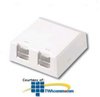 Panduit® Mini-Com Shuttered Surface Mount Boxes - CBXS2-A - TelephoneStuff.com