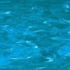 Deep Aqua/White, wispy Glass - 833-93S - Spectrum Glass Company, Inc.
