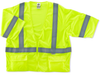 Ergodyne Glowear 8320Z High-Visibility Lime 2XL/3XL Polyester Mesh High-Visibility & Reflective Vest - 3 Pockets - Fits 52 to 58 in Chest - 720476-22127 - 720476-22127 - R. S. Hughes Company, Inc.