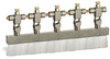 Valve Brush, 11 1/4” X 3/8” Flat Nylon, 1/4” OD Tube Inlet - B309-5X01 - Oil-Rite Corp.