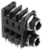 Conn, Dual Stereo Jack, 6.35Mm, Panel; No. Of Contacts Amphenol - 23AC1107 - Newark, An Avnet Company
