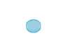 Bandpass Filter, Colored Glass, 12.7 mm, Blue Bandpass, BG40 Glass -- FR-BG40 - Image