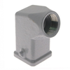 Standard, Rectangular Hood, size 21.21, 2 Pegs, Side PG11 cable entry - CKA-03VAS - Mencom Corporation