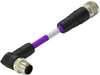 Sensor Cord, 5P M12 Plug-M12 Rcpt, 19.7 ; Connector Type A Te Connectivity - 50AH3877 - Newark, An Avnet Company
