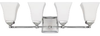 8454PN-119 Bathroom Fixtures-Four Lights - 340302 - Capital Lighting, Inc.