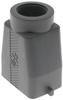 Plastic, T Series, Rectangular Hood, size 44.27, 2 Pegs, Top M32 cable entry - TMAV-06L32 - Mencom Corporation