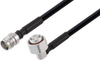 2.2-5 Female to N Male Right Angle Low PIM Cable 24 Inch Length Using 1/4 inch Superflexible Coax - PE3C8064-24 - Pasternack