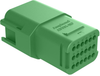 Housing, Rcpt, 18Pos, Plastic, Green; Product Range Amphenol Sine/tuchel - 70AC9014 - Newark, An Avnet Company