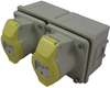 Outlet, Double, 110V, 16A, 2P+E Way; Current Rating Walther - 68C3202 - Newark, An Avnet Company