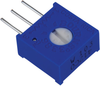 Trimmer Potentiometer, 10Kohm 1Turn Through Hole; Trimpot Type Bourns - 62J2444 - Newark, An Avnet Company