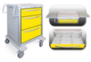 3 Drawer Medium Lightweight Aluminum Isolation Cart -- UMGKA-699-YEL - Image