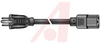 Cord, Power; 10 A; 125 V; 6 Ft. 7 in.; NEMA 5-15 plug; C13 connector - 70125976 - Allied Electronics, Inc.