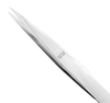 Excelta Three Star Utility Tweezers MM - Straight Strong Point Tip - 0.02 in Tip Width - 5 in Length - 0.02 in Thick - EXCELTA MM - R. S. Hughes Company, Inc.