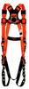 3M Feather 1013F Orange Universal Vest-Style Body Harness - Polyester Webbing - 078371-63153 - 078371-63153 - R. S. Hughes Company, Inc.