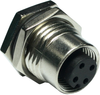 Sensor Connector, M12, Rcpt, 4Pos, Panel; Product Range Amphenol Ltw - 04AC8942 - Newark, An Avnet Company
