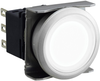 Pb Switch, Spdt, 5A, 250Vac, Wht, Panel; Product Range Idec - 93AC9420 - Newark, An Avnet Company