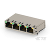 Modular/Ethernet Connector (RJ45) Jacks With Magnetics - 17-2496722-1-ND - DigiKey