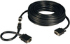 VGA Coax Easy Pull Monitor Cable, High Resolution Cable with RGB Coax (HD15 M/M), 100-ft. -- P503-100 - Image