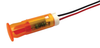 Panel Indicator, 8Mm, Orange, 220Vac; Led Color Apem - 27X4966 - Newark, An Avnet Company
