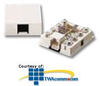 Leviton Type 625A2 Surface Mount Jack 8-Position.. - 40278 - TelephoneStuff.com