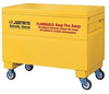 Justrite Safesite Yellow Hazardous Material Storage Cabinet - 48 in Width - 31 1/8 in Height - Floor Standing - 697841-09115 - 697841-09115 - R. S. Hughes Company, Inc.