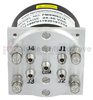 SP4T Latching DC to 40 GHz Terminated Electro-Mechanical Relay Switch, Self Cut Off, Diodes, Reset, 3W, 28V, 2.92mm -- FMSW6318 - Image