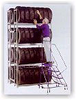 Rivetier R2-4SEA 5' x 1' x 10' Automotive Tire Rack Adder - WESR24SEA - Mile-X Equipment, Inc.