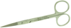 Excelta Two Star Stainless Steel Straight Slim Blade Scissor 271 - 1 1/4 in 4 3/4 in Length - EXCELTA 271 - R. S. Hughes Company, Inc.