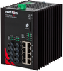 NT24k®-12FXE4-POE Managed PoE+ Gigabit Ethernet Switch, ST 40km - NT24k-12FXE4-ST-40-POE - Red Lion Controls, Inc.