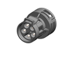 SK1-021M05 | 5 Position Mini Pl SPEC Pak® Inline Receptacle (Male) Shell - SK1-021M05 - Anderson Power Products