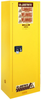 Justrite Sure-Grip EX 22 gal Yellow Hazardous Material Storage Cabinet - 23 1/4 in Width - 65 in Height - Floor Standing - 697841-11290 - 697841-11290 - R. S. Hughes Company, Inc.