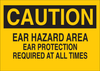 Brady B-302 Polyester Rectangle Yellow Personal Protection Equipment (PPE) Sign - 14 in Width x 10 in Height - Laminated - TEXT: CAUTION - 84775 - 754476-84775 - R. S. Hughes Company, Inc.