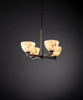 FAL-8829-35-DBRZ Mid. Chandeliers-Glass Up - 497853 - Capital Lighting, Inc.
