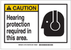 Brady B-401 Polystyrene Rectangle Yellow Personal Protection Equipment (PPE) Sign - 10 in Width x 7 in Height - TEXT: CAUTION - 21795 - 754476-21795 - R. S. Hughes Company, Inc.