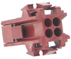 Connector, Soft Shell; Receptacle; 4; 14 A (Max.); 600; Thermoplastic; Red - 70083115 - Allied Electronics, Inc.