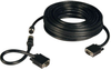 VGA Coax Easy Pull Monitor Cable, High Resolution Cable with RGB Coax (HD15 M/M), 50-ft. -- P503-050 - Image