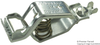 Test Clip, Zinc-Plated Steel, 25A, 19Mm; Connector Type Mueller Electric - 20AH2577 - Newark, An Avnet Company
