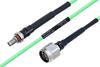 Temperature Conditioned SMA Female Bulkhead to N Male Low Loss Cable 36 Inch Length Using PE-P160LL Coax - PE3M0194-36 - Pasternack