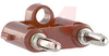 Connector, Banana; Dual Banana Plugs toDual Banana Jack; Beryllium Copper; ABS - 70211336 - Allied Electronics, Inc.