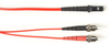 6m (19.7ft) STMTRJ RD OM4 MM Fiber Patch Cable INDR Zip OFNR - FOCMRM4-006M-STMT-RD - Black Box