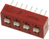 Switch, Dip, 4 Position, Spdt, Raised Slide; No. Of Circuits Grayhill - 63K8426 - Newark, An Avnet Company