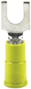 Terminal, Fork, 1/4, Crimp, Yellow; Product Range 3M - 66W6304 - Newark, An Avnet Company