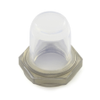 Mechanical Products 1600-382-1 Clear Silicone Rubber Boot, 7/16